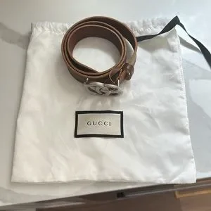 Gucci | Accessories | Womens Gucci Gg Marmont Brown Leather  display picture 3